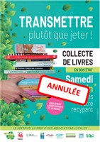 20 juin 2020 - Collecte des livres dans les recyparcs - ANNULATION 